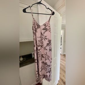 MasonGrey Slip dress dusty pink floral
